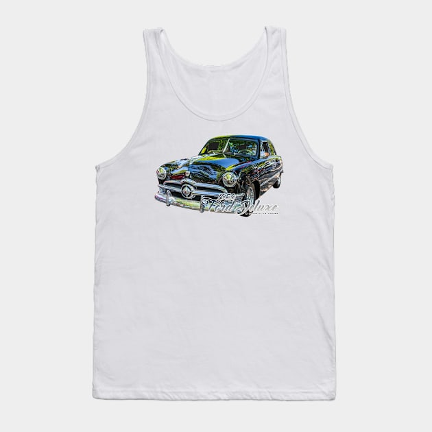 1950 Ford Deluxe 2 Door Club Coupe Tank Top by Gestalt Imagery